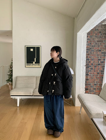 Hentz duffel hood over padding